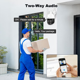 دوربین مداربسته هوشمند SriHome SH041 PTZ 5MP با زوم اپتیکال 20X، دید در شب رنگی و WiFi