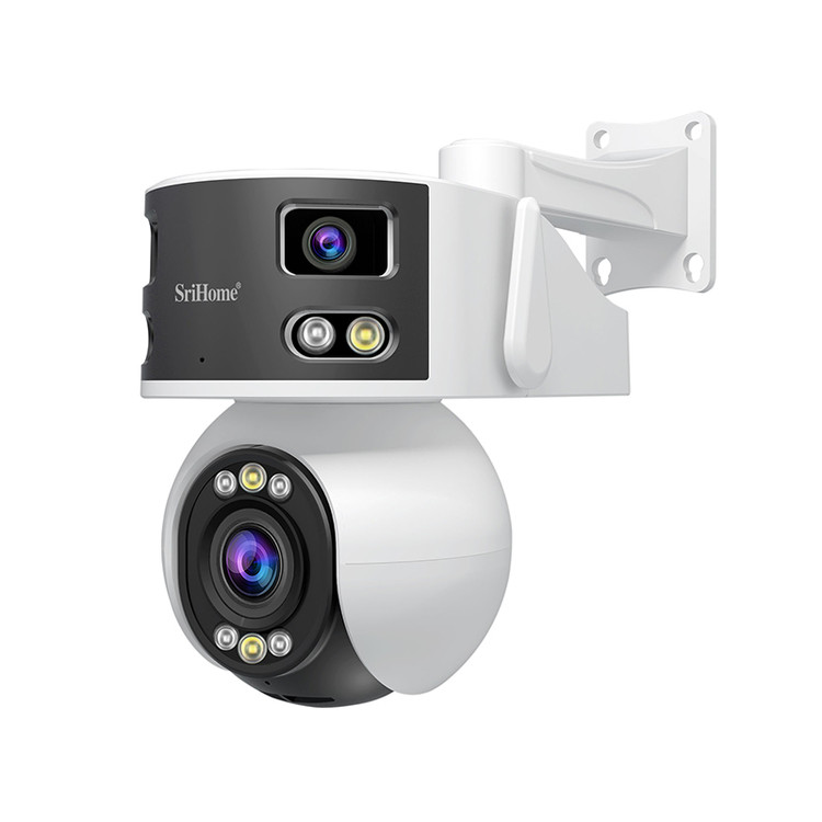 دوربین مداربسته هوشمند سه لنز SriHome SH055B 8MP چرخشی WiFi
