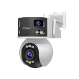 دوربین مداربسته هوشمند سه لنز SriHome SH055B 8MP چرخشی WiFi