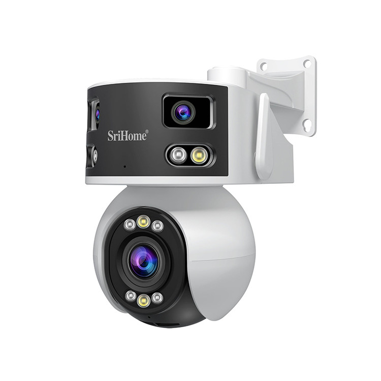 دوربین مداربسته هوشمند سه لنز SriHome SH055B 8MP چرخشی WiFi