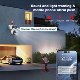 دوربین مداربسته هوشمند سه لنز SriHome SH055B 8MP چرخشی WiFi