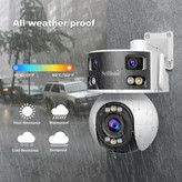 دوربین مداربسته هوشمند سه لنز SriHome SH055B 8MP چرخشی WiFi