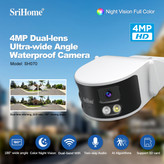 دوربین هوشمند Wi-Fi دو لنزه پانوراما SriHome مدل SH070 (4MP)