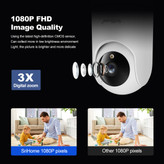 دوربین مداربسته تحت شبکه بیسیم SRICAM SH042 Full HD 1080P گردان با تشخیص انسان و مکالمه دوطرفه