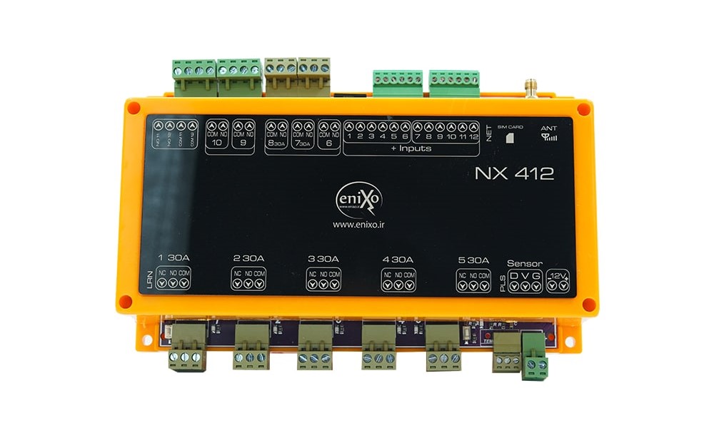 رله هوشمند پیامکی 12 کانال انیکسو NX412